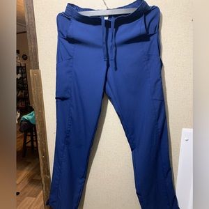 Wonder wink good cheer scrub pants navy size xs